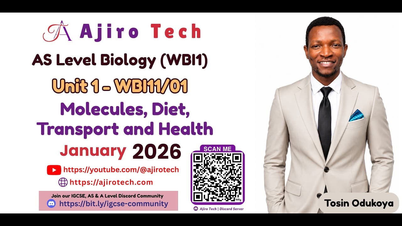EDEXCEL AS & A LEVEL BIOLOGY (WBI1)