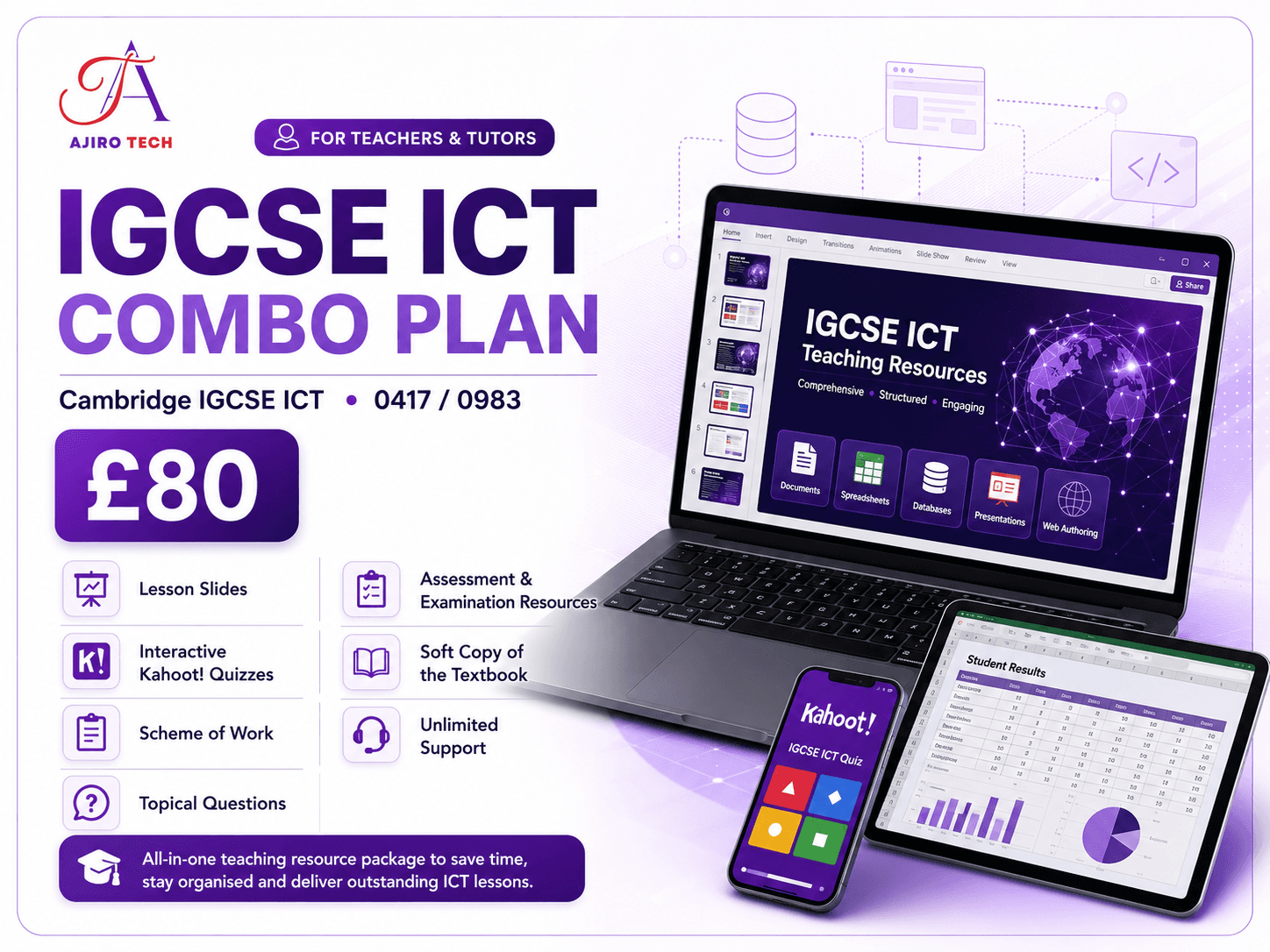 IGCSE ICT Combo Plan teacher resource package