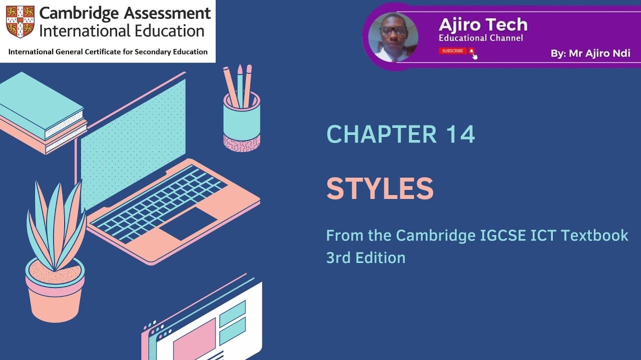 IGCSE ICT - STYLES