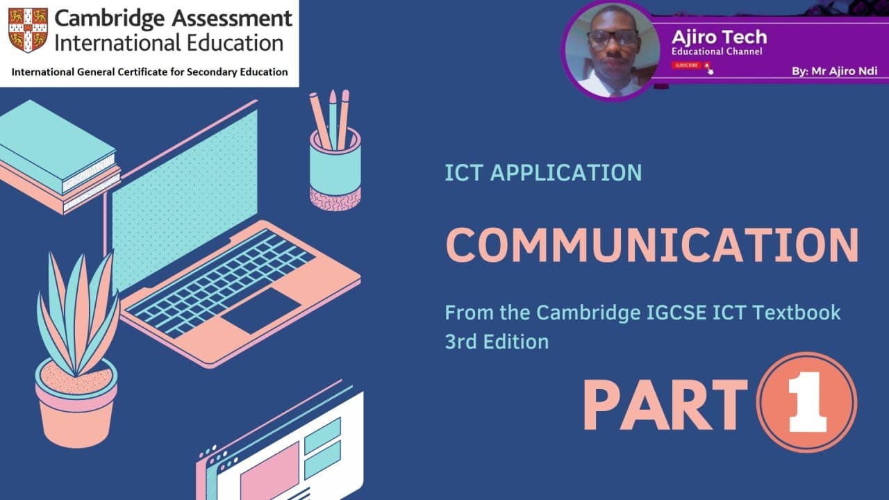 IGCSE ICT (0417) - ICT APPLICATIONS